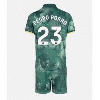 Dječji Nogometni Dres Tottenham Hotspur Pedro Porro #23 Rezervni 2024-25 Kratak Rukav (+ Kratke hlače)